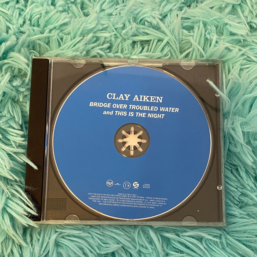 Clay Aiken “Bridge Over Troubled Water”/“This Is The Night” CD